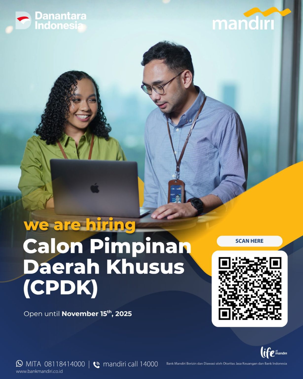 We Are Hiring Calon Pimpinan Daerah Khusus (CPDK) Mandiri – CDC Uncen