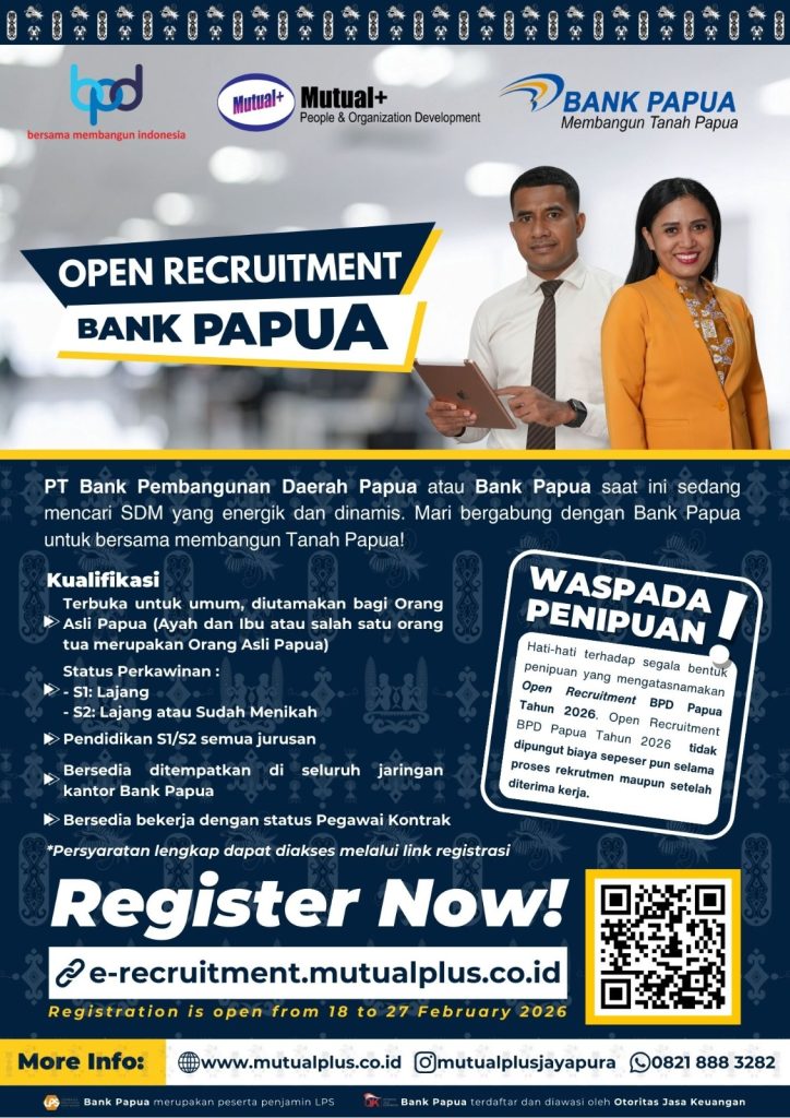 Kami membuka kesempatan bagi talenta terbaik yang siap bertumbuh, berinovasi, dan memberikan kontribusi nyata. Jika Anda memiliki semangat kerja tinggi, integritas, dan komitmen untuk maju — inilah kesempatan Anda!